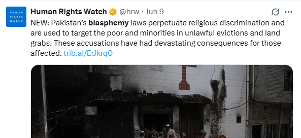 Blasphemy Mobs Destroying Property